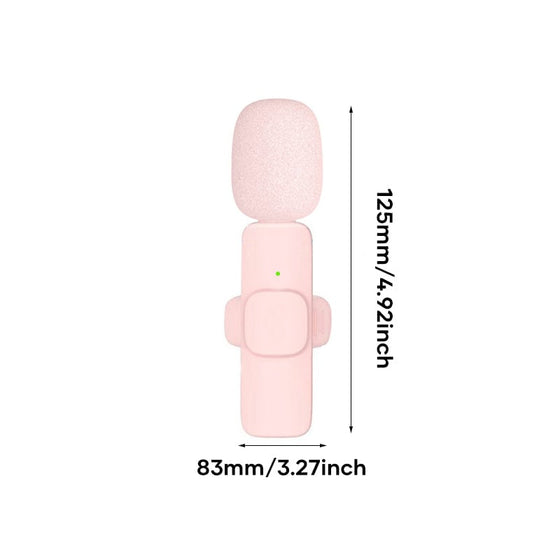 Professionell trådlös Lavalier Lapel-mikrofon