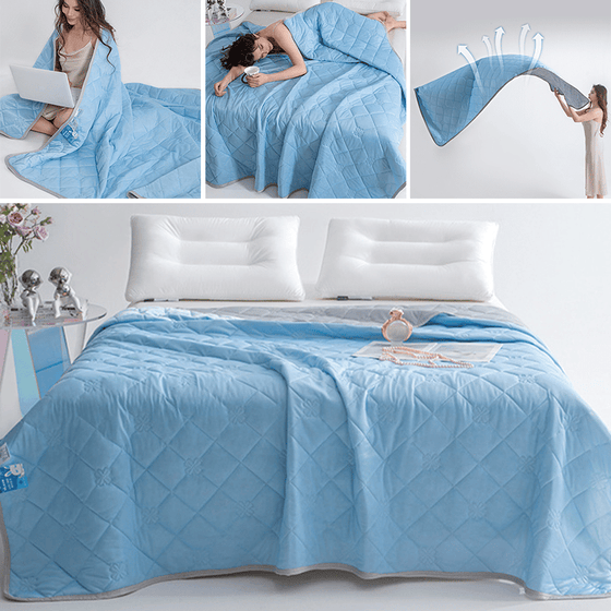 Sommartäcke med glasskänsla