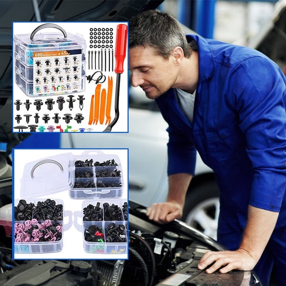 725 st Bilar Clips och Fäste Borttagningsverktyg