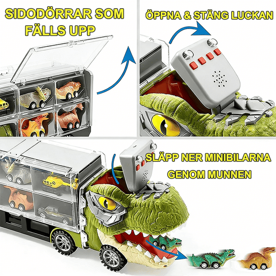 Dinosaurie-Transportlastbilset