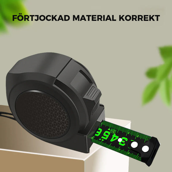 Mätband av fluorescerande stål