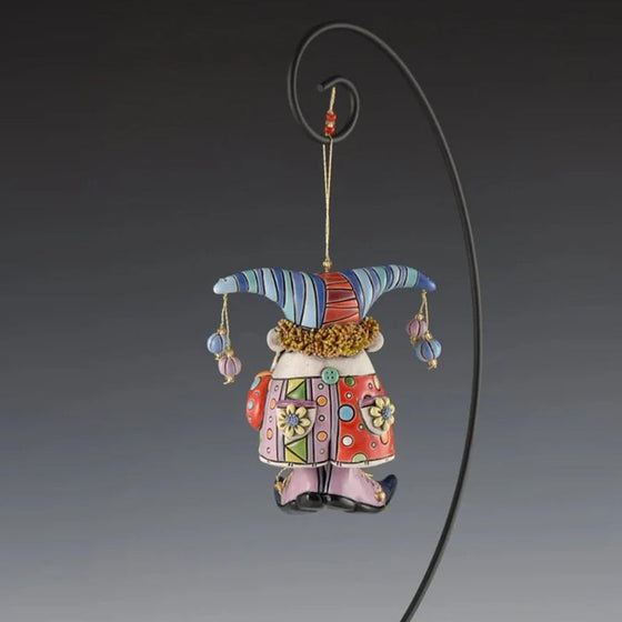 Färgglada ornament med narrklocka