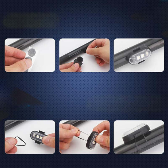 Färgglada LED-lampor för bil Sommar-LED-lampor för bil