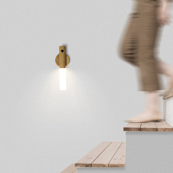 Nattlampa med sensorer