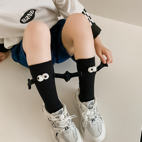 Förälder-barn roliga strumpor