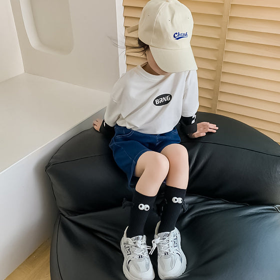 Förälder-barn roliga strumpor