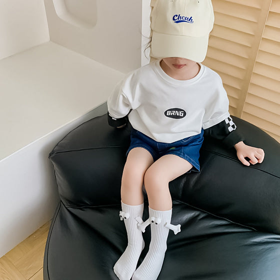 Förälder-barn roliga strumpor