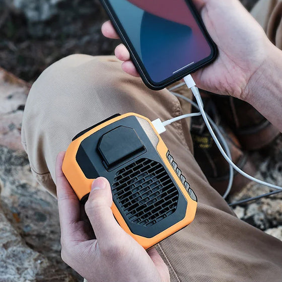 Elektrisk fläkt med sval bris