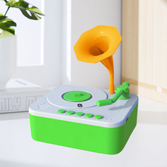 Sagomaskin med fonograf för tidig utbildning för bar