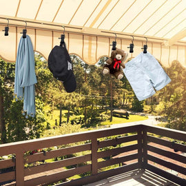 Utrymmesbesparande bärbara resehängare klipp