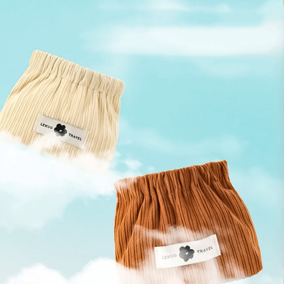 Organisatör för elastiska hårsnoddar i corduroy