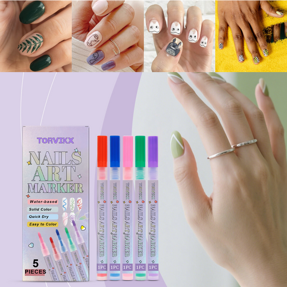 Set med nagelkonstpennor