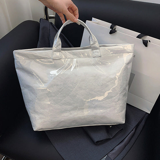 Toteväska med bokstavstryck för kvinnor