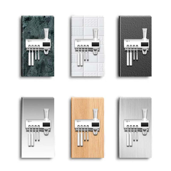 Hållare för sterilisering av UV-tandborste