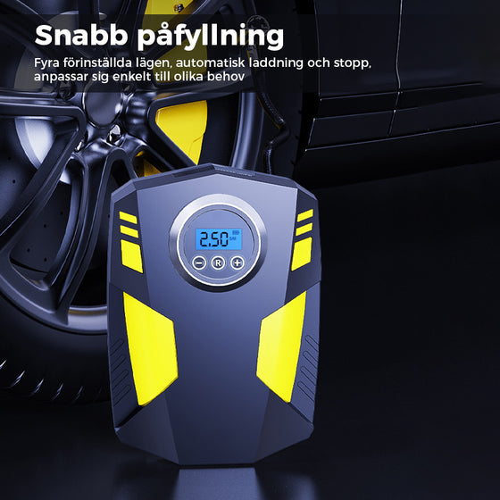 Bärbar digital display luftpump