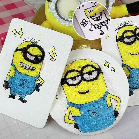 Ritpapper med skumtextur