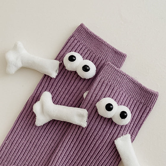 Förälder-barn roliga strumpor