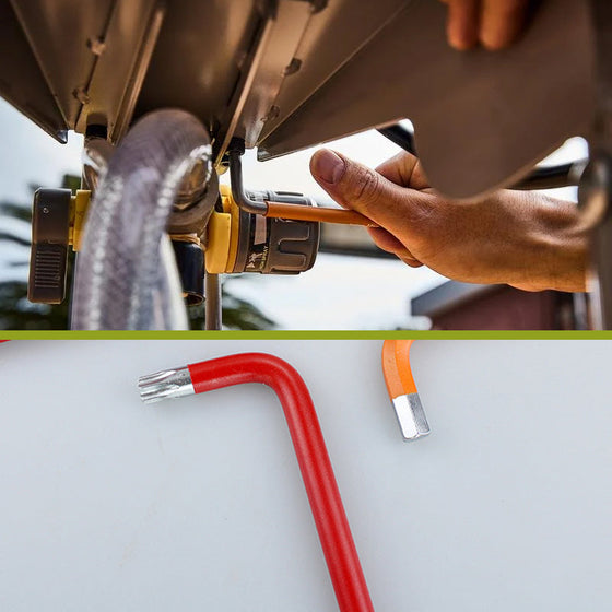 Färgad sexkantsnyckel