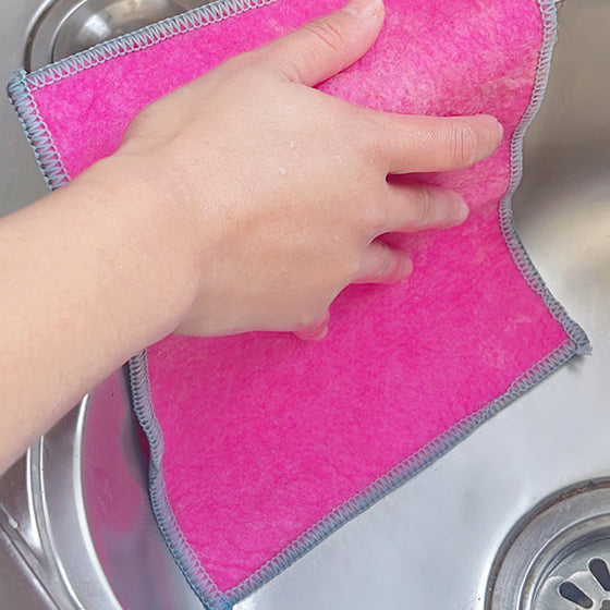 Förtjockad silvertråd-putsduk