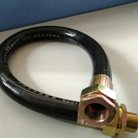 Explosionssäkert flexibelt anslutningsrör