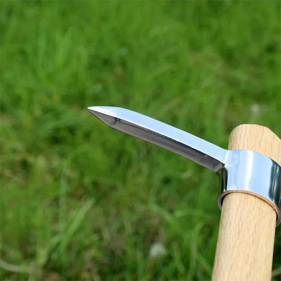 Dubbelhuvad hacka i rostfritt stål