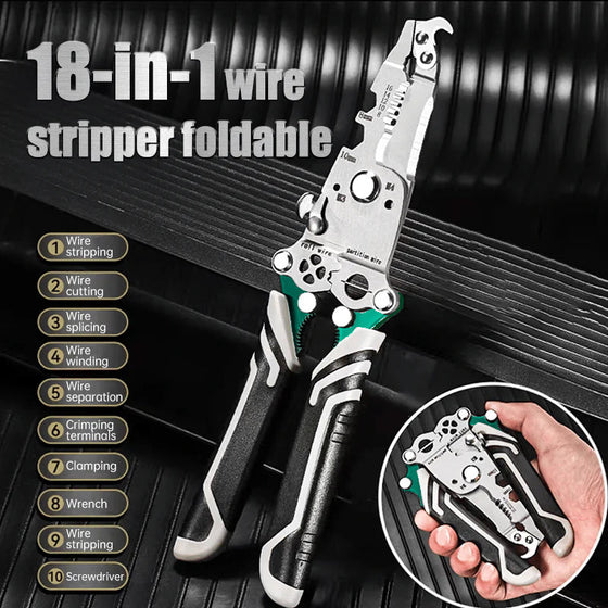 Hopfällbar kabelskalare