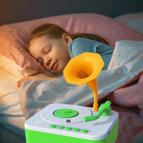 Sagomaskin med fonograf för tidig utbildning för bar