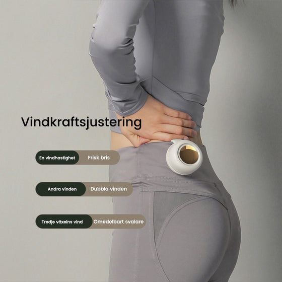 Liten virvelvind Clip Waist Nack Fläkt