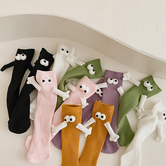 Förälder-barn roliga strumpor