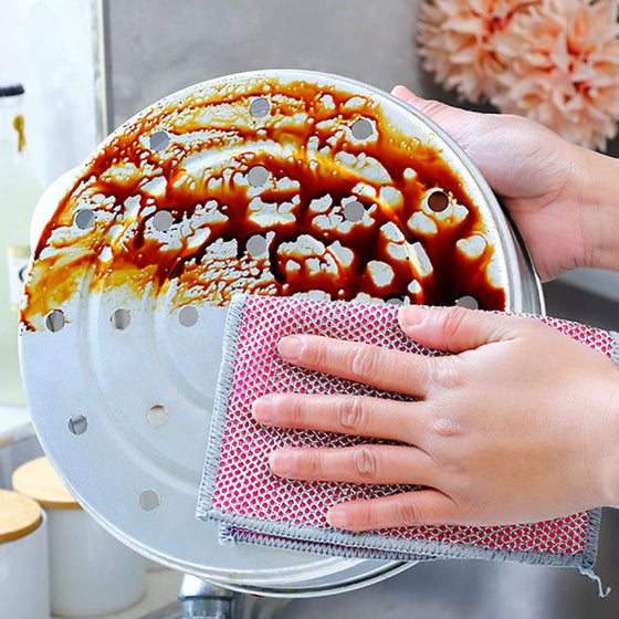 Förtjockad silvertråd-putsduk