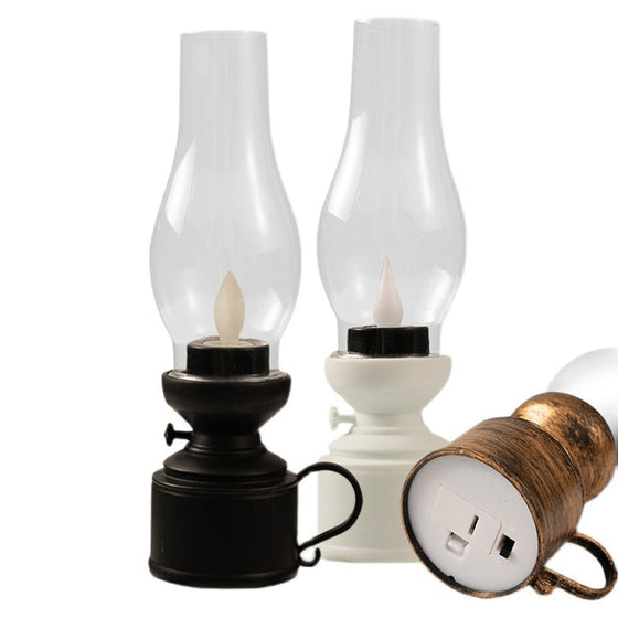 Jul retro glödande elektronisk fotogenlampa dekoration