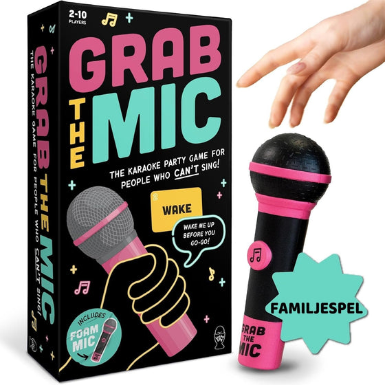 Grab The Mic - Partyspelet för människor som inte kan sjunga!