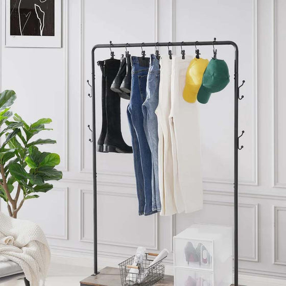 Utrymmesbesparande bärbara resehängare klipp