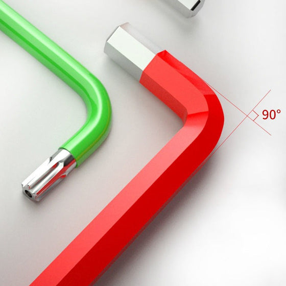 Färgad sexkantsnyckel