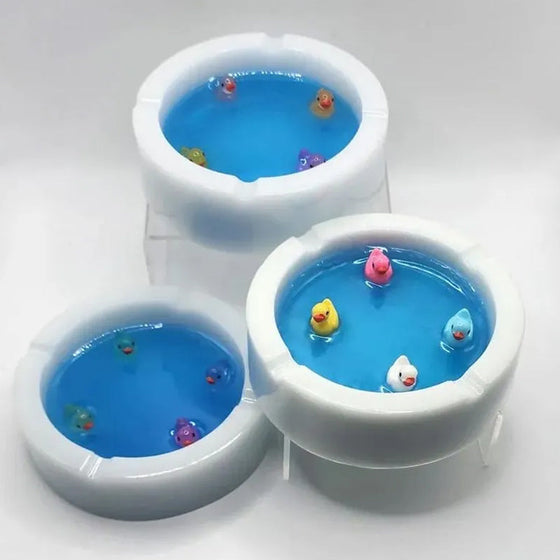 En askkopp formad som en badank