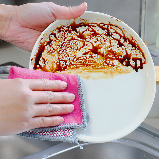 Förtjockad silvertråd-putsduk