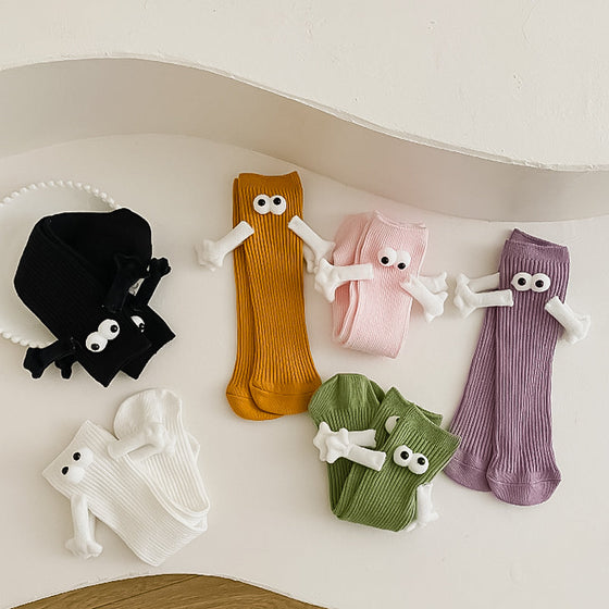 Förälder-barn roliga strumpor