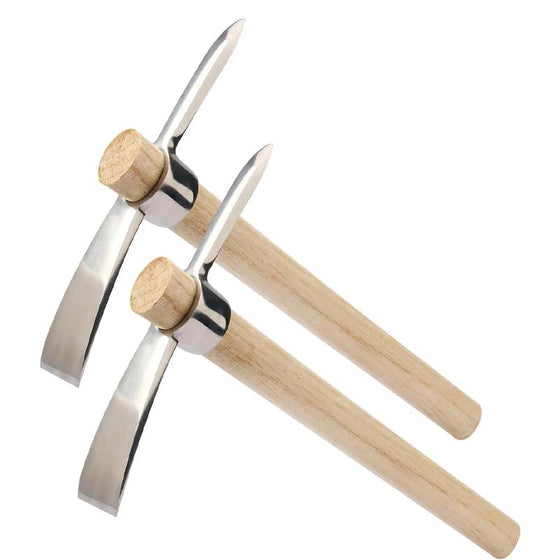 Dubbelhuvad hacka i rostfritt stål