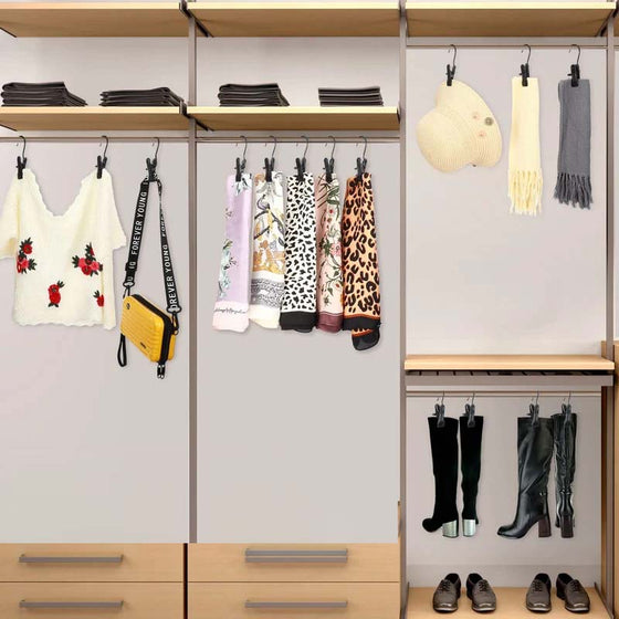 Utrymmesbesparande bärbara resehängare klipp