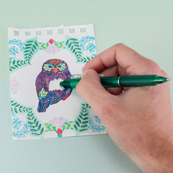 Flerfärgade Raderbara Gelpennor (12 st)