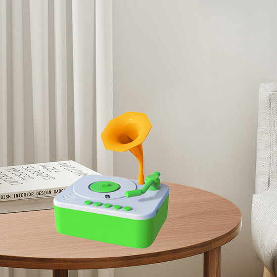 Sagomaskin med fonograf för tidig utbildning för bar