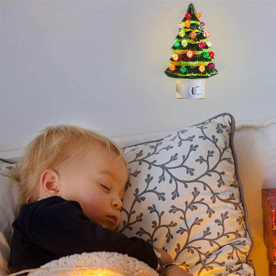 Nattlampa för julgran