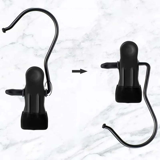 Utrymmesbesparande bärbara resehängare klipp