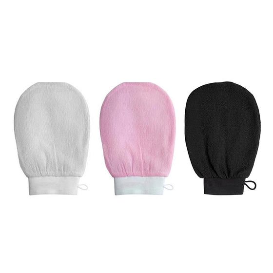 Exfolierande badhandskar