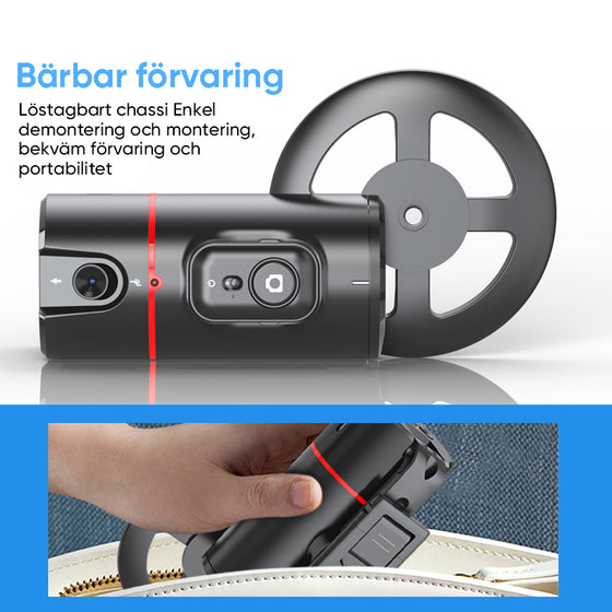 360° Smart Tracking Gimbal med Ansiktsigenkänning