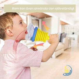 Vitalkapacitetstränare + kvävningsskydd