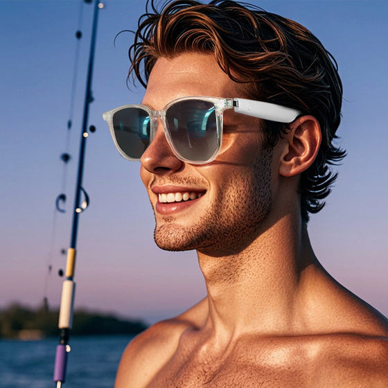 Smarta Bluetooth-glasögon mot blått ljus