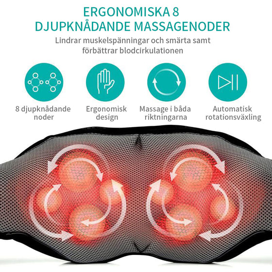 Rödljusvärmande Knådande Axelmassageapparat