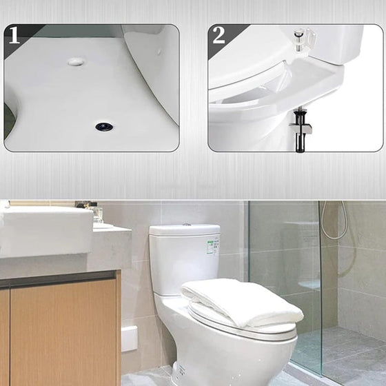 Toalettlockets fästskruvar