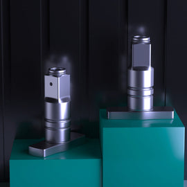 Fyra fyrkantiga hylsaxlar